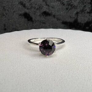 Sterling Silver Swarovski Crystal Ring and Matching Pendant
